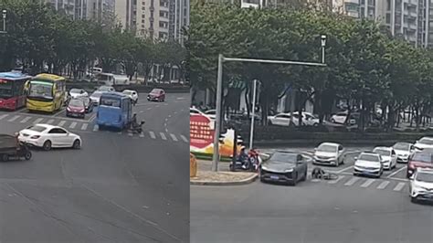 温州一女子骑车闯红灯被撞，车上竟还带着孩子！监控视频曝光！_凤凰网视频_凤凰网