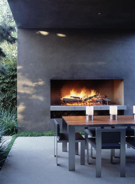 Modern Outdoor Fireplace Designs at Willard Corey blog