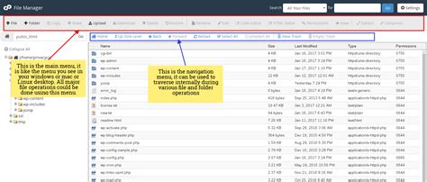 cPanel File Manager 的图像结果