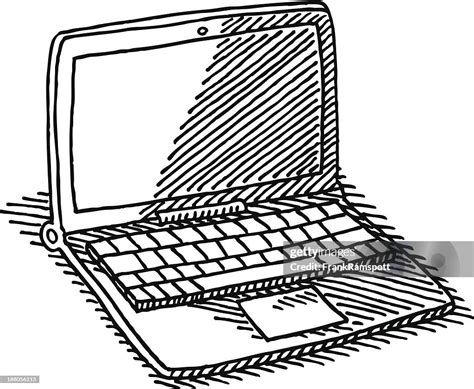 Generic Laptop Computer Drawing 的图像结果