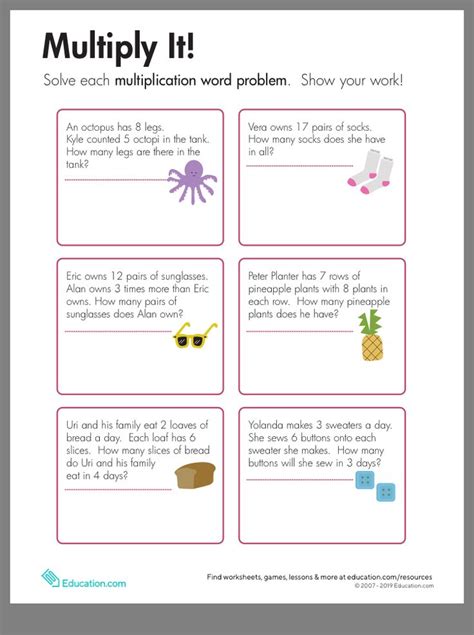 Image result for Multiplication Integer Word Problems