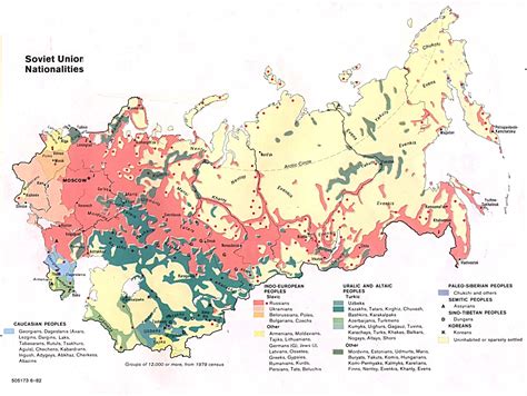 Russia and the Former Soviet Republics Maps - Perry-Castañeda Map ...