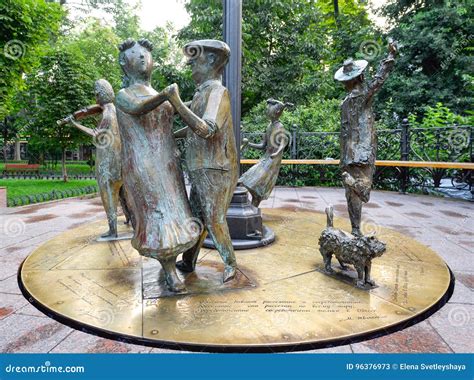 Monument `Odessa Time` Ukraine Editorial Stock Photo - Image of park ...