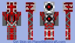 Red Robot Minecraft Skin 的图像结果