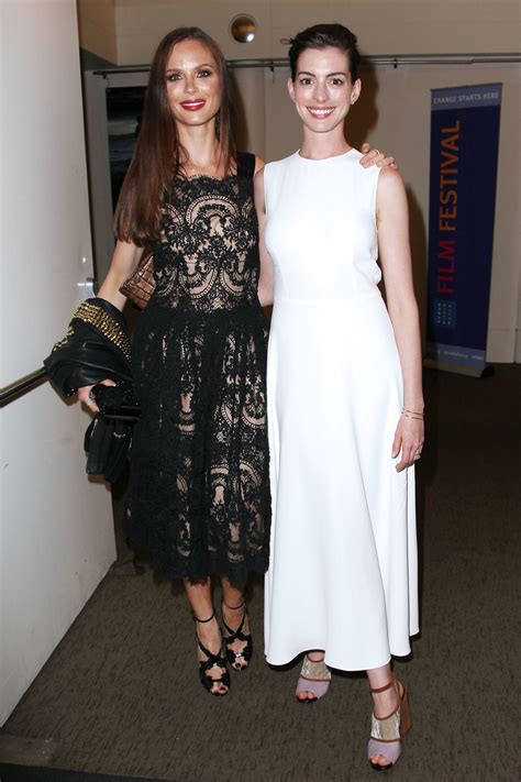 ANNE HATHAWAY at The True Cost Private Screening in New York – HawtCelebs