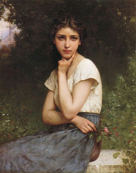 Jules Cyrille Cavé (French, 1859– c.1940), "Day Dreams" | Rennaissance ...