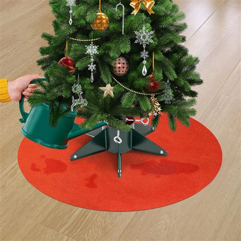 Amazon.com: Kathfly Christmas Tree Floor Protector Mat Round Waterproof ...