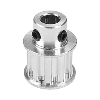 Fielect Timing Pulley Gears Timing Belt Pulley Wheel Silver Tone ...