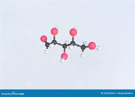Ribose Molecular Structure On White Royalty-Free Cartoon | CartoonDealer.com #92006192
