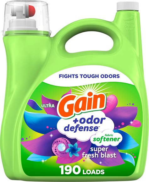 Amazon.com: Gain Fabric Softener, Original Scent, 140 fl oz, 190 Loads ...