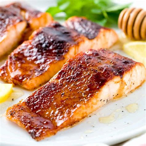 Broiled Salmon with Molasses Glaze | Recipe Cart | Recipe Cart