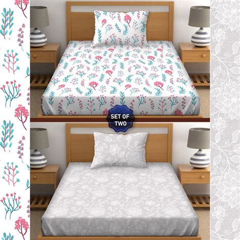 Buy Best Quality Bed Sheets Online | Single Bed Sheet | Bellacasa ...