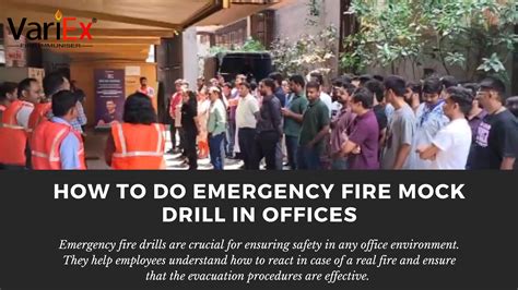 How To Do Emergency Fire Mock Drill In Offices
