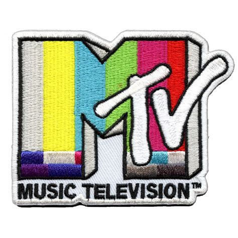 Buy Official MTV Music Television Logo Patch Classic Video Embroidered ...