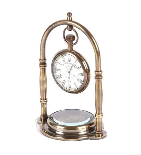 Antique Style Table Clock Vintage Shelf Clock Roman Number Table Clock ...
