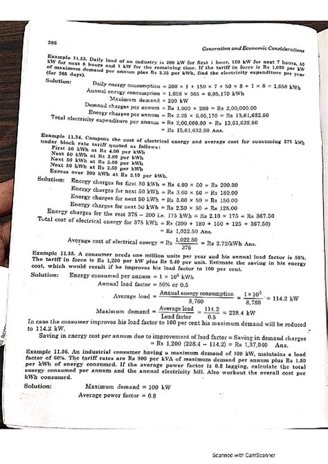 Tariff Problems and Economic Considerations in Electrical Energy Usage ...