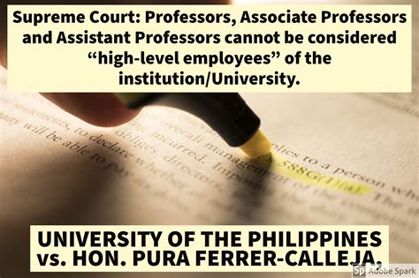 Supreme Court: Professors, Associate Professors and Assistant Professors cannot be considered ...