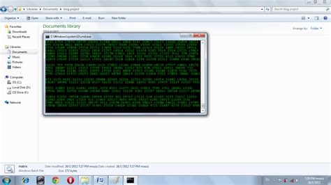 Code Matrix Bat 的图像结果
