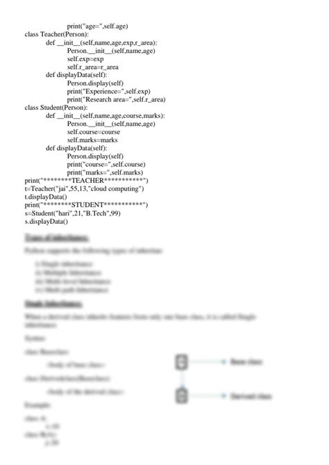 Image result for Python Types of Inheritance
