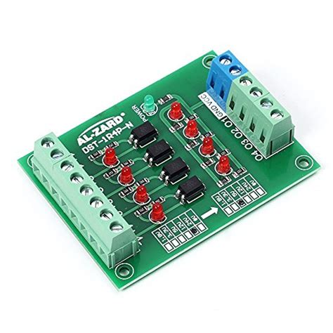 Buy Optocoupler Isolation Board, 4 Channel Optocoupler Isolation Module ...
