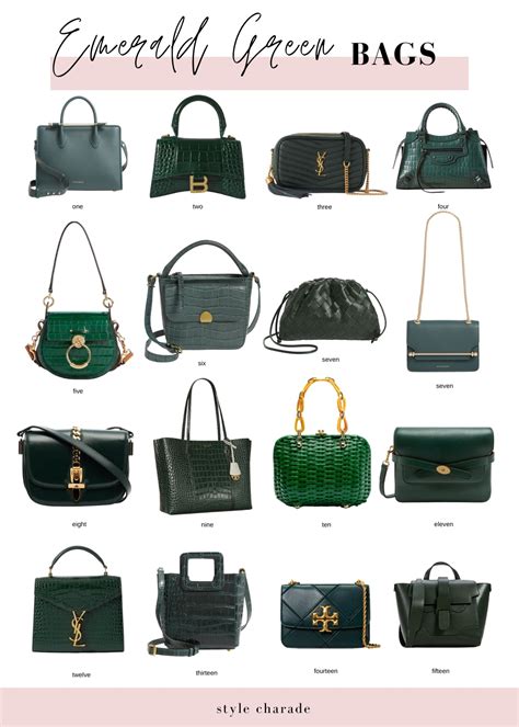 The Best Emerald Green Handbags - Style Charade