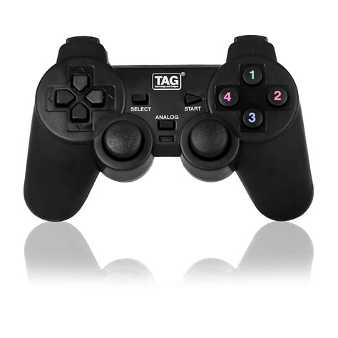 TAG GAMERZ Gamepad G10 with Double-2-Shock Controller Vibrator (Black ...