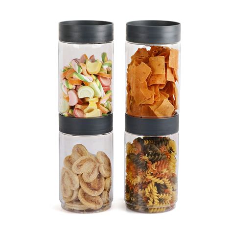Buy CELLO Modustack Stackable PET Container Set of 4 (2000 ml x 4 ...