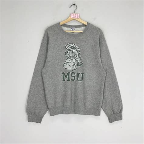 Vintage Michigan State University Sweatshirts Michigan University ...