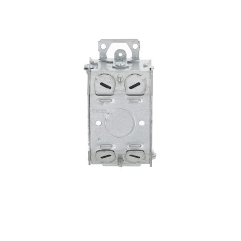Hubbell RACO 1-Gang Galvanized Steel New Work/Old Work Switch/Outlet ...