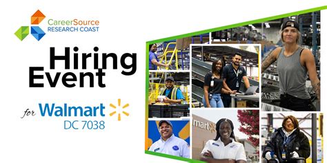 WalMart Hiring Event Web Graphic - CareerSource Research Coast