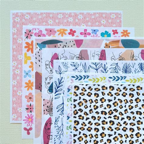 Transfer Paper - Blue Ink Leaves – Clay Craze Studio