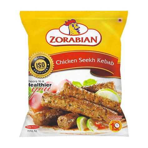 Zorabian Chicken Seekh Kabab, 250 g : Amazon.in: Grocery & Gourmet Foods
