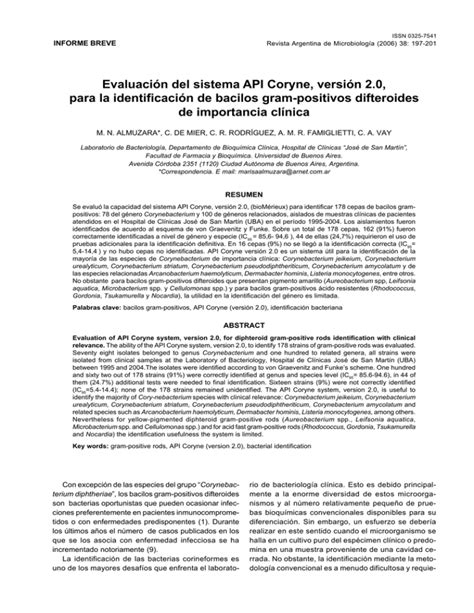 Image result for API Coryne Identification Table