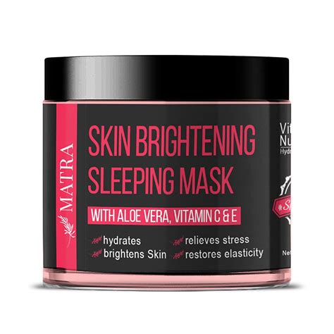Matra Vitamin C Sleeping Mask with Aloe Vera & Vit E – Skin Brightening ...