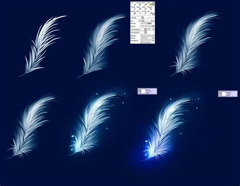 Easy Feather - tutorial by ryky | Airbrush art, Digital painting ...