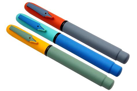Ledos Set Of 3 Unique Magnetic Cap Pastel Colors Fountain Pens Matte ...