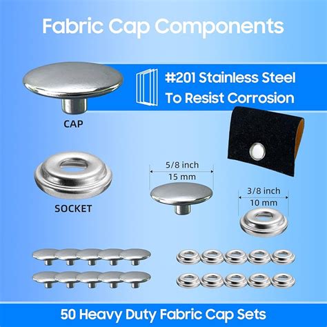 Pontoon Boat Cover Boat Covers 50-Piece Stainless Steel Screw Stud ...