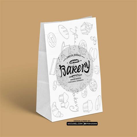 Get Custom White Bread Paper Bags Design And Printing - Design And ...