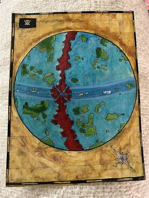 One Piece World Map. - Etsy