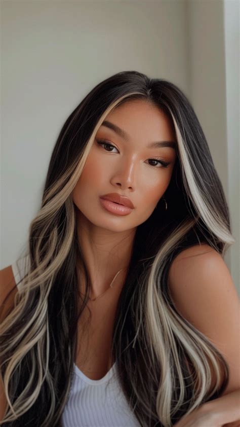 Best 11 Top 30 Black Hair with Blonde Highlights Ideas in 2024 – Artofit