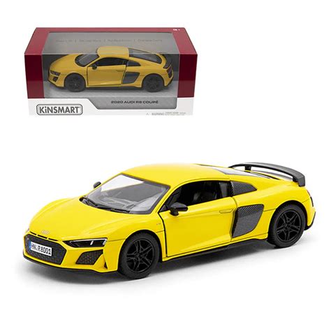 KiNSMART 2020 Audi R8 Coupe – 1:36 Scale Die-Cast Model Car Set – 5-In ...