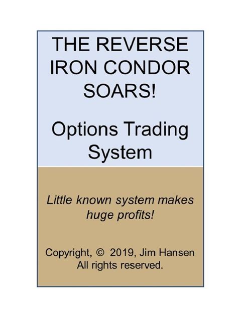 The Reverse Iron Condor Soars!: Are Iron Condors Killing Your Trading ...
