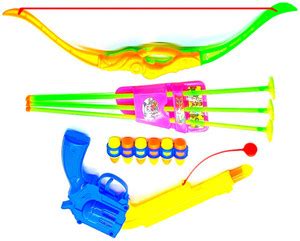 Dynamic Retail Global Gun Toys for Boys With Bullets, Archery Bow ...