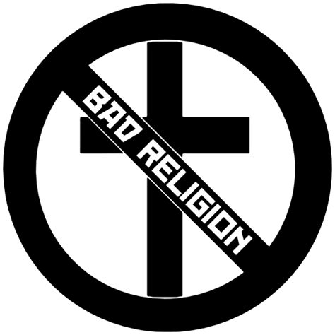 Bad Religion Over Cross Sticker Shipped Fast & Free!