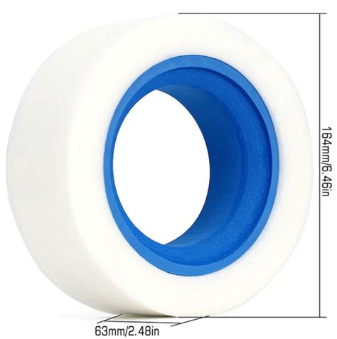 2.9" 164*62mm Dual Stage Foam For 1/6 Axial SCX6 Wheel Tires 1 Pair ...