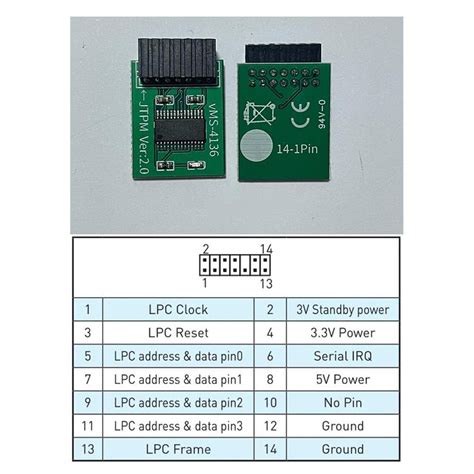 Cingc Tpm 2.0 Module Tpm Chip TPM2.0 Security Module Tpm Module Support ...