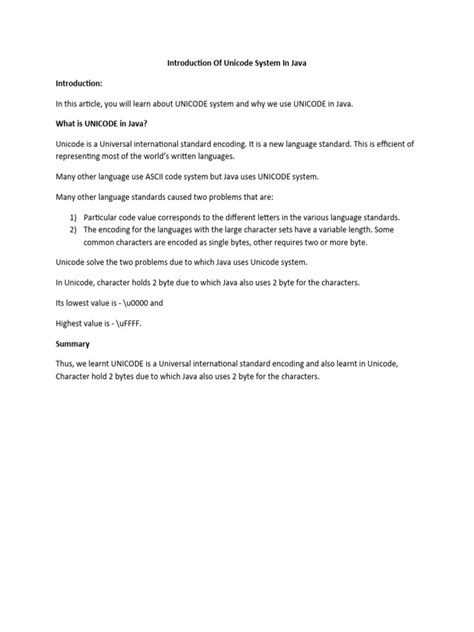 Image result for Unicode Java