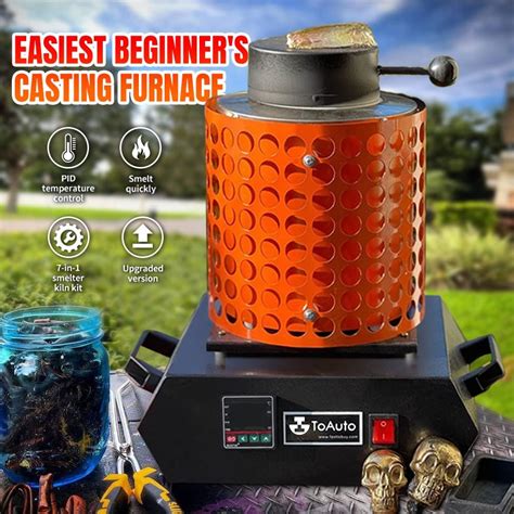 Buy TOAUTO Upgraded Gold Melting Furnace TGF3000-V1.1, 1+3 KG Electric ...