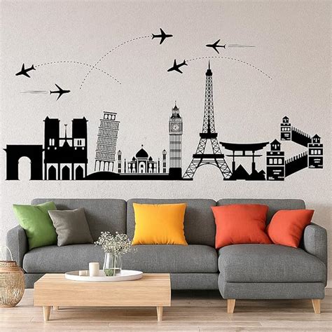 Buy StickMe Travel The World Wall Sticker | World Wonders, Tour ...