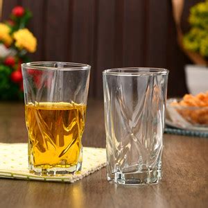 1st Time (Pack of 2) Premium Quality Transparent Glasses For Alcoholic ...